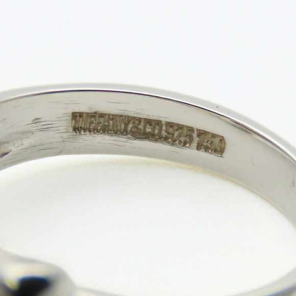 Tiffany & Co. Ribbon Ring, 925 Sterling Silver, 18K Yellow Gold, Women's, Com... - Picture 9 of 11